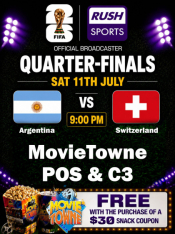 FIFA World Cup Quarter Finals: Argentina vs Switzerland