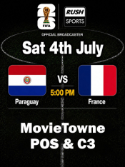 FIFA World Cup Paraguay vs France