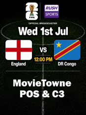 FIFA World Cup England vs DR Congo
