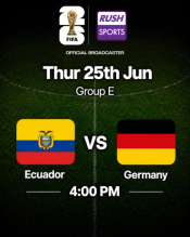World Cup Ecuador v Germany