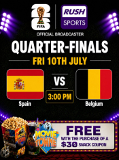 FIFA World Cup Quarter Finals: Spain vs Belgium