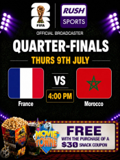 FIFA World Cup Quarter Finals: France vs Morocco